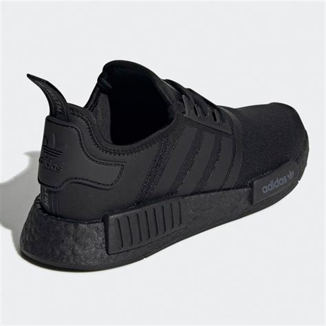 adidas nmd r1 primeknit schwarz weiße schrift|Adidas originals NMD r1 usa.